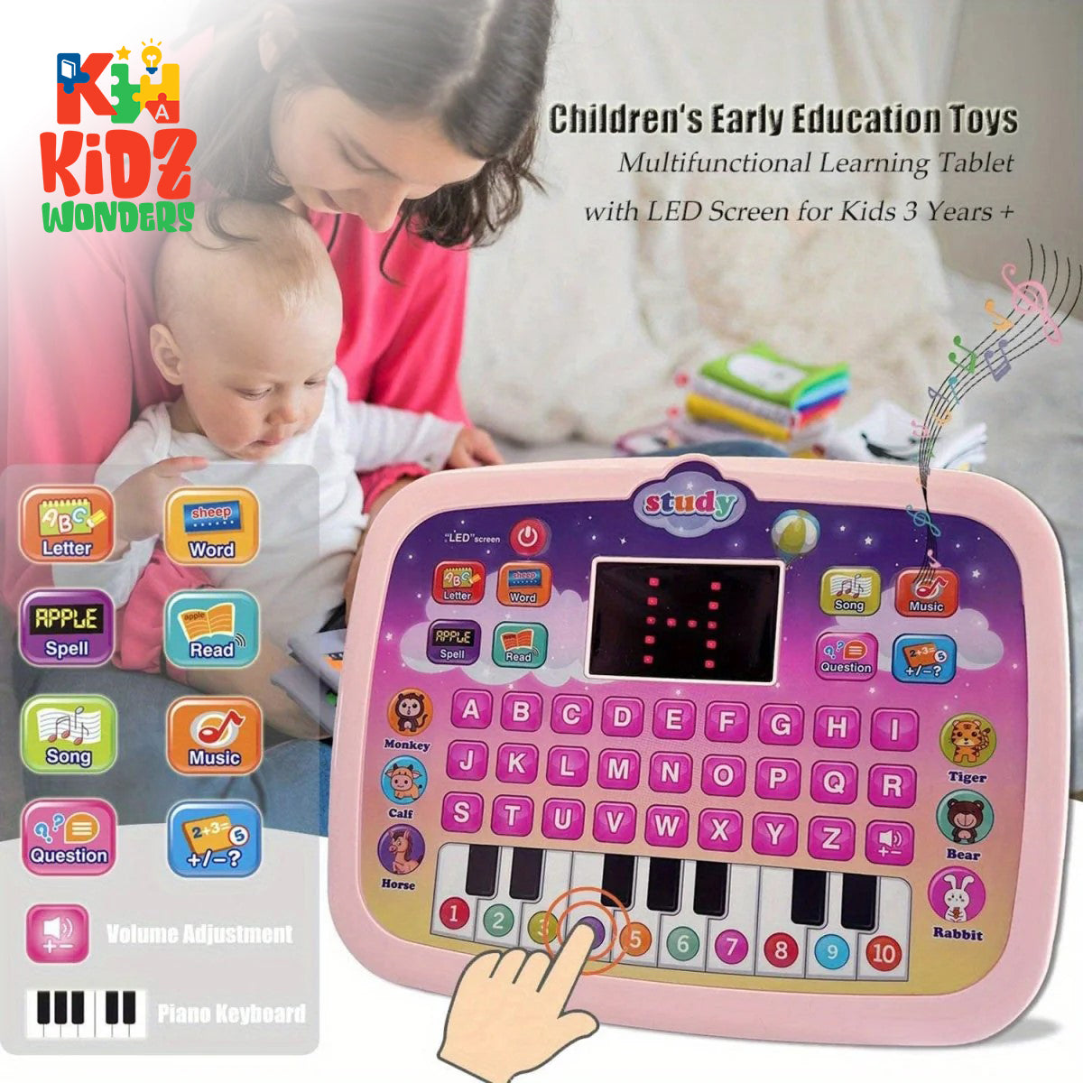 Kids learning computer educational toy for early learning
