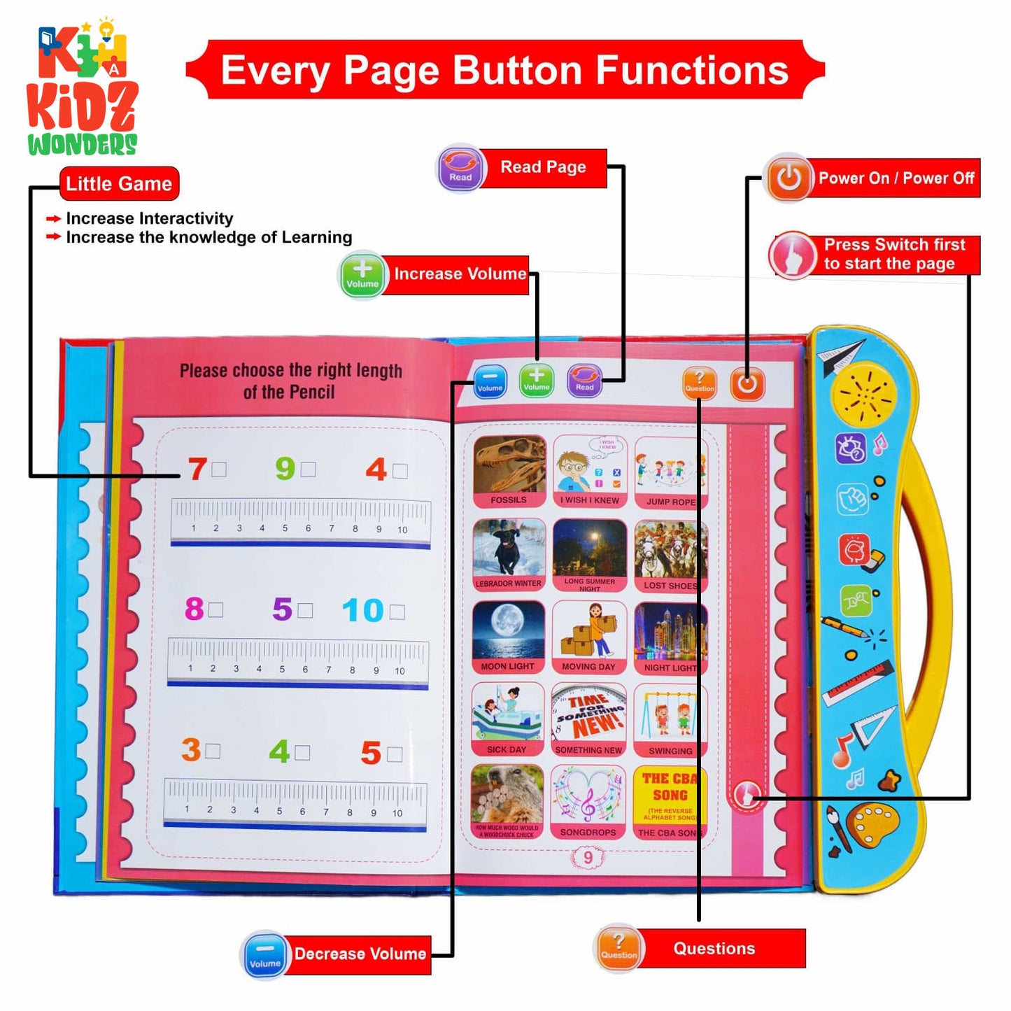 Kids puzzle and activity ebook for brain development