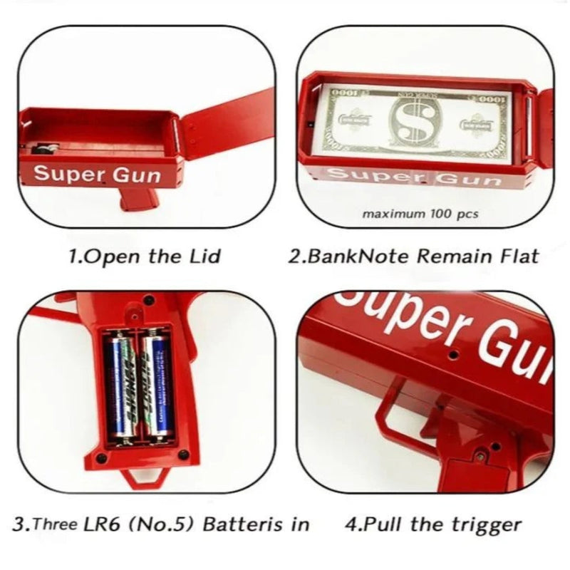 Remote Car & Money Blaster gun